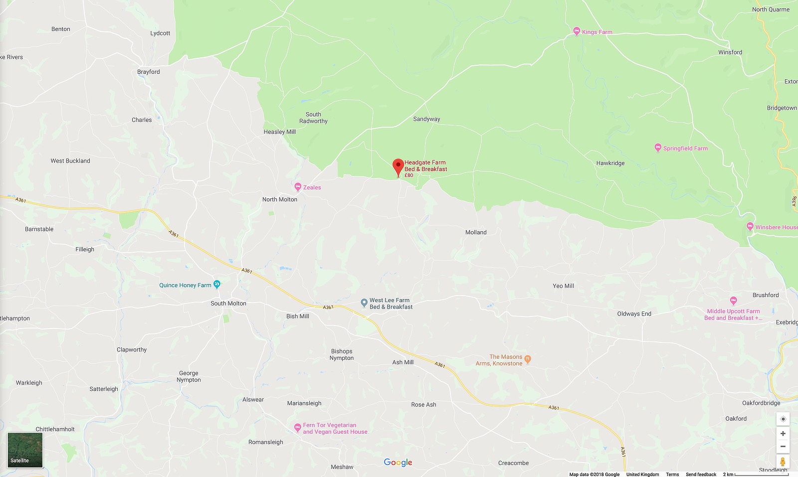 bed breakfast exmoor, b&b exmoor, accommodation exmoor, self catering exmoor, camping exmoor